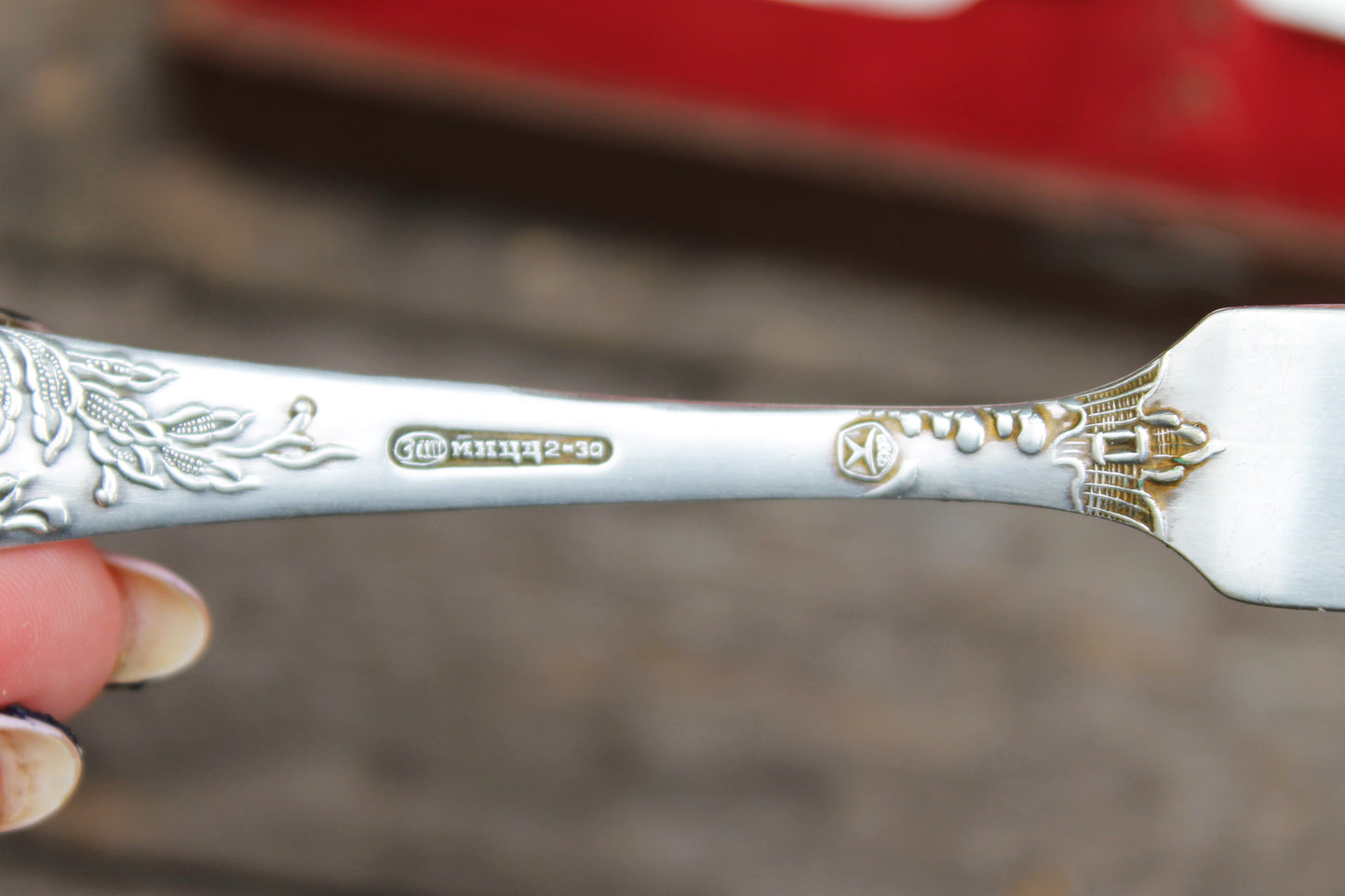 Set of 6 vintage silverplated forks in original box - vintage silverware - vintage kitchen - USSR forks - 1970ss
