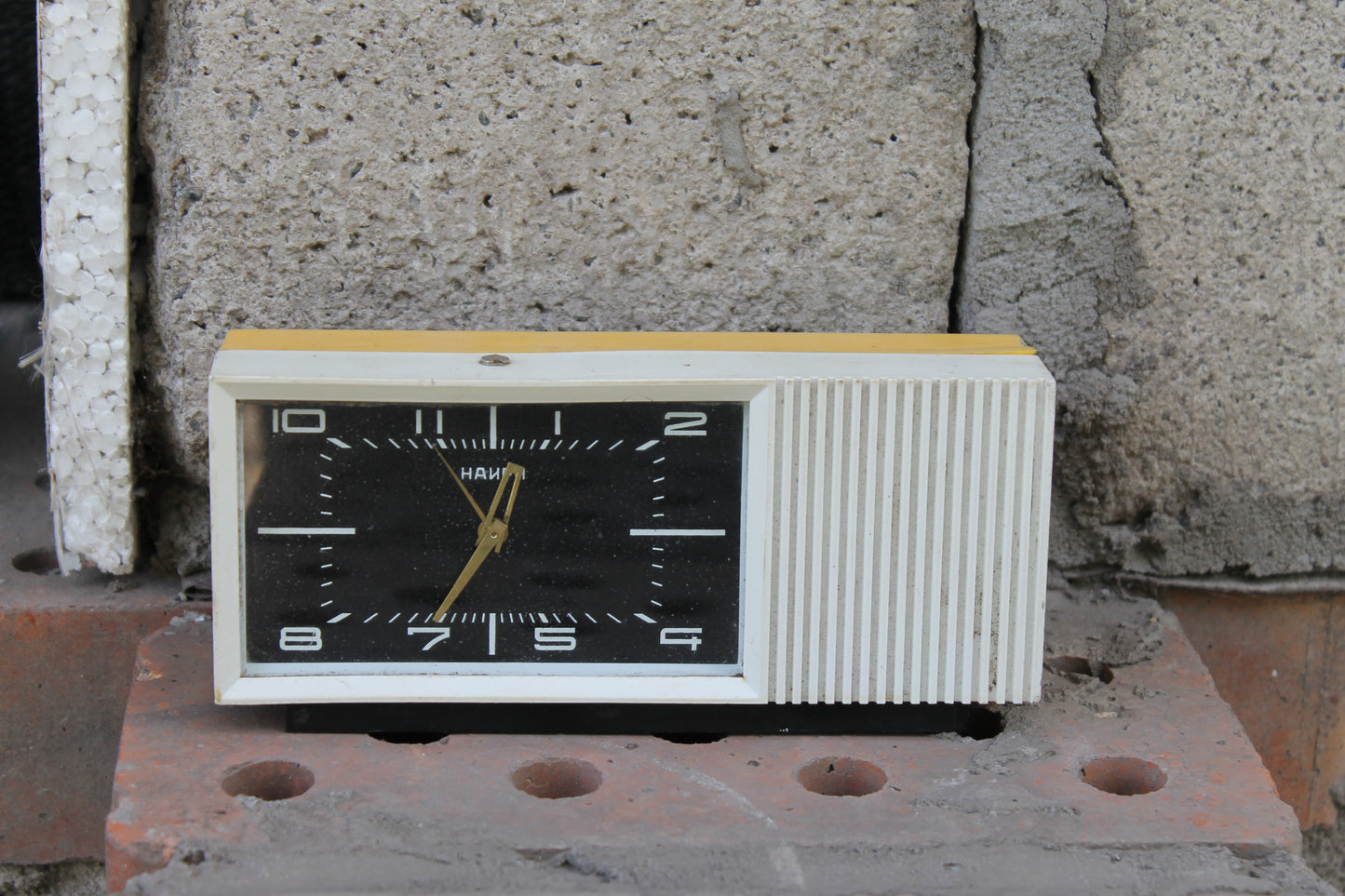 Musical Alarm Clock - Melody Clock - Rare Soviet Clock - Shelf Clock - Vintage Mechanical Desk Clock - 1970s