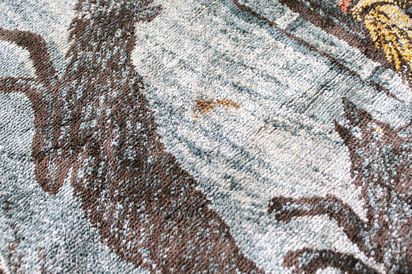 Vintage USSR big wool/cotton tapestry/carpet "Wolves" - 96 inches - Bedspread, wool cover, old carpet, rug - Wall Hanging Rug