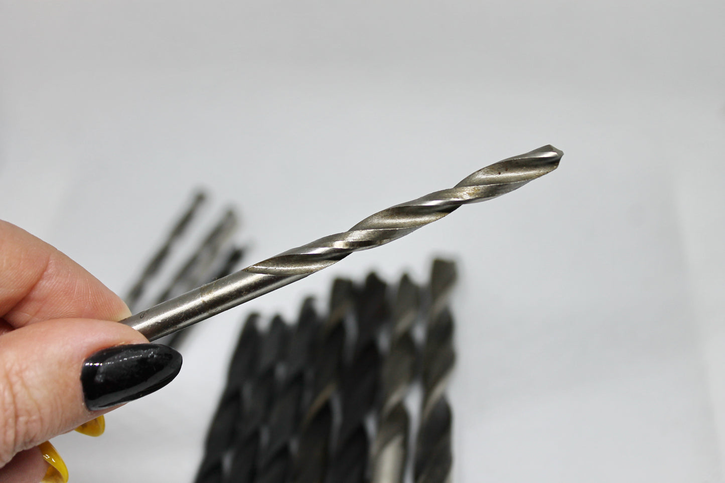 Set of 13 USSR vintage drill bits - not used - different sizes of drill bits - Soviet drill bits - 1970s