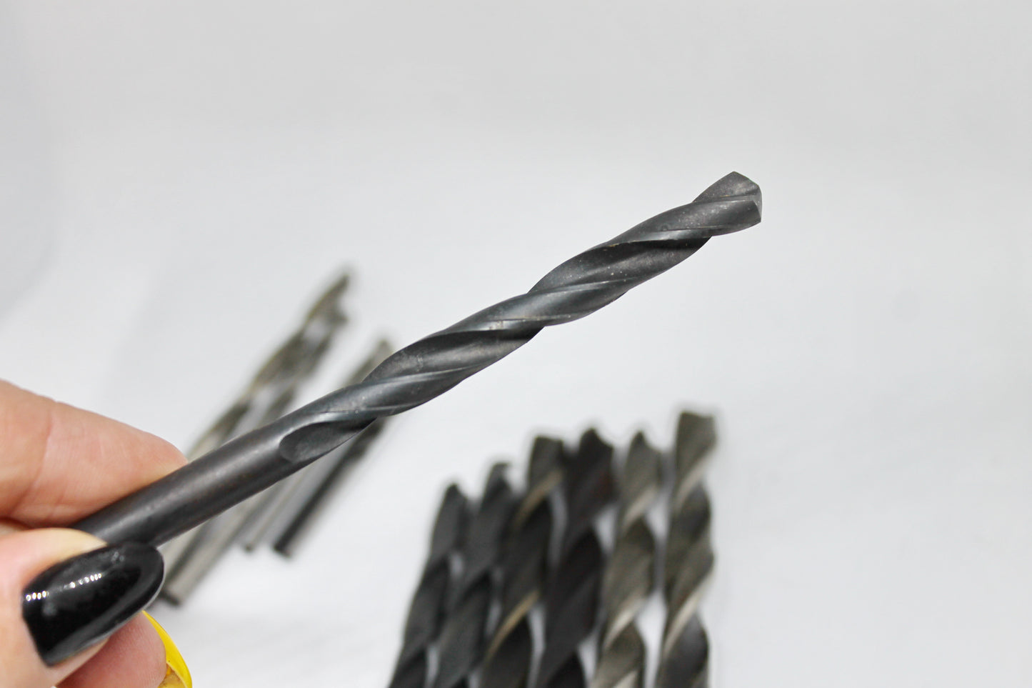 Set of 13 USSR vintage drill bits - not used - different sizes of drill bits - Soviet drill bits - 1970s