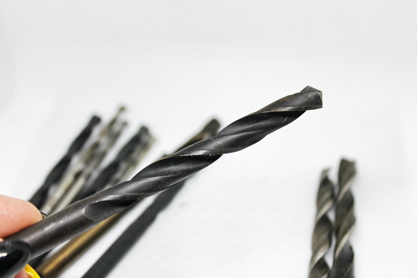 Set of 13 USSR vintage drill bits - not used - different sizes of drill bits - Soviet drill bits - 1970s