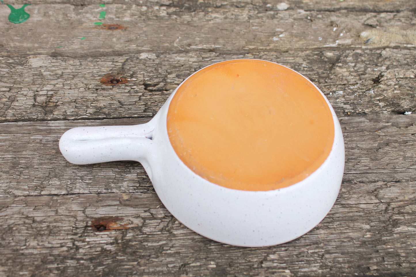 Beautiful ceramic vintage frying pan - made in Germany - 1970-1980s