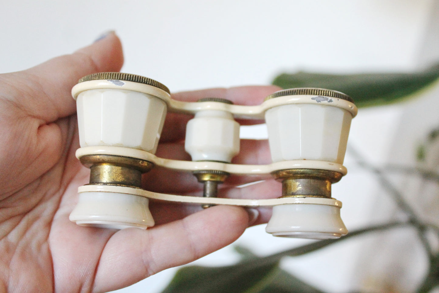 Vintage USSR opera retro theater binocular - antique binoculars glasses - Soviet Pocket Binoculars