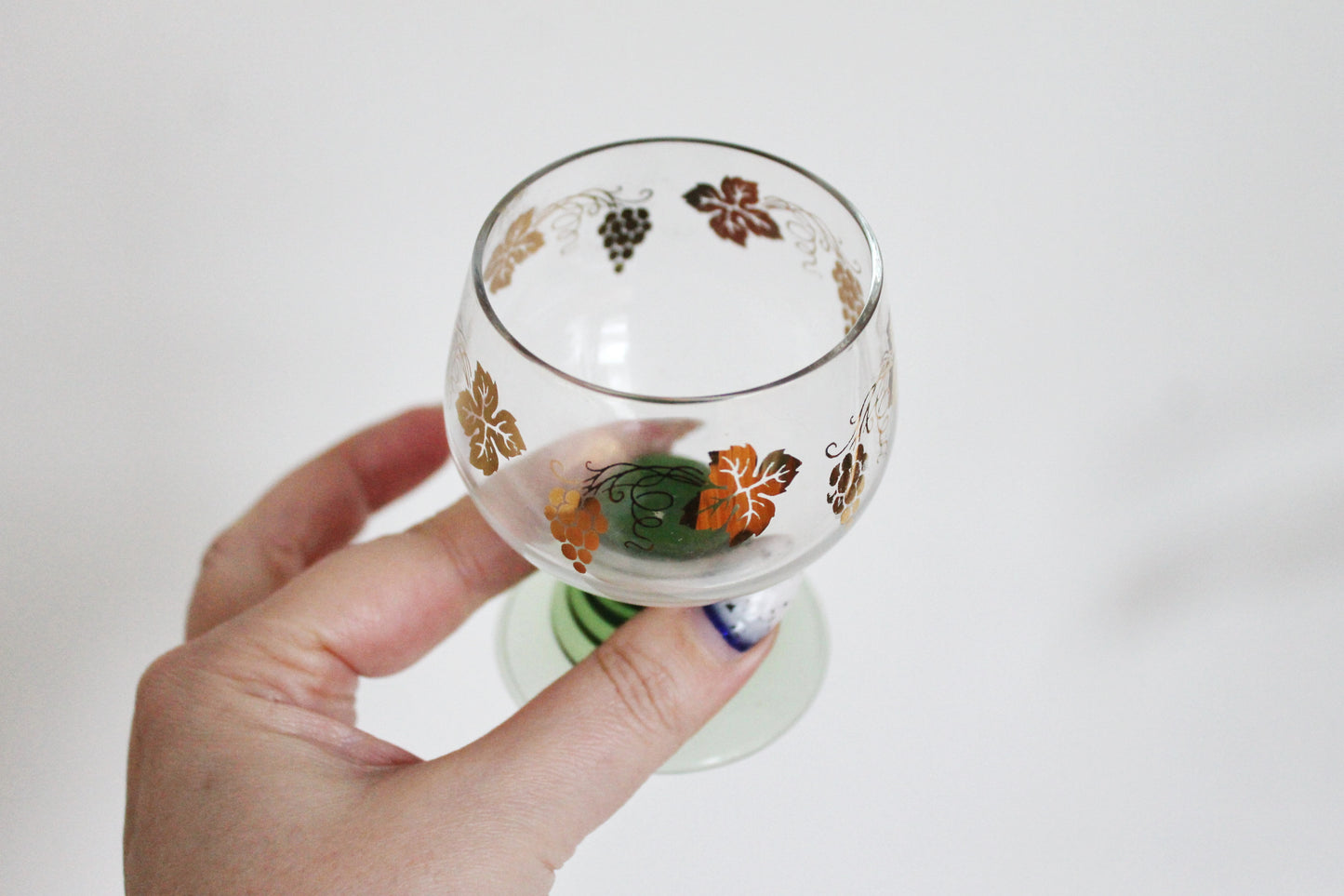 Set of 3 vintage liqueur glasses - Germany beautiful vintage glasses - home decor glasses - 1970s