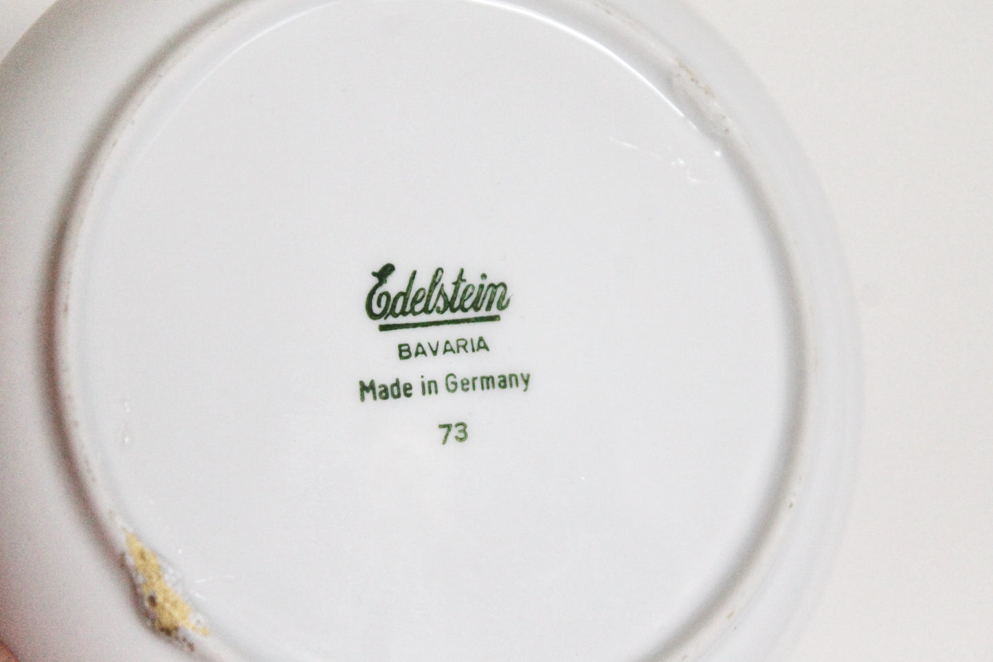 Vintage decorative Edelstein Bavaria porcelain plates - Berlin. Made in Germany. Set of 5 - 1990