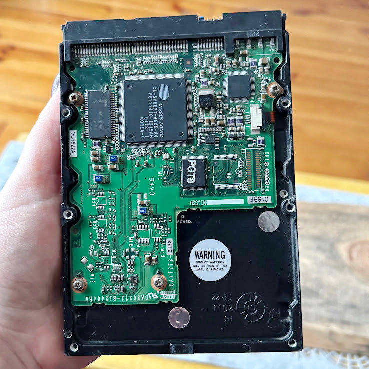 Vintage Fujitsu 3.5" IDE Hard Disk Drive MPG3409AT 40GB Desktop HDD 2001 Untested Computer Part