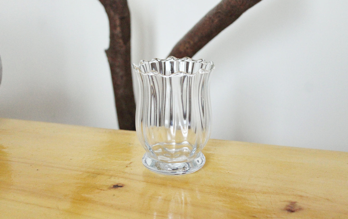 Small vintage glass vase 4.3 inches - beautiful vintage vase - Germany small vase - home decor vase - 1980s