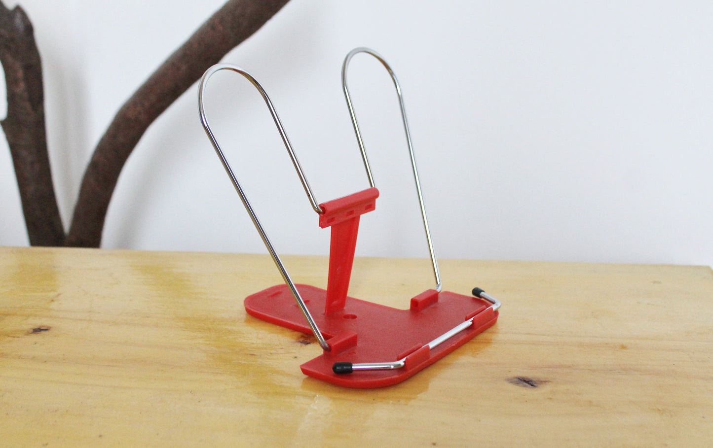 Vintage Germany red Book Stand - Book Holder - Back to School - 1980s