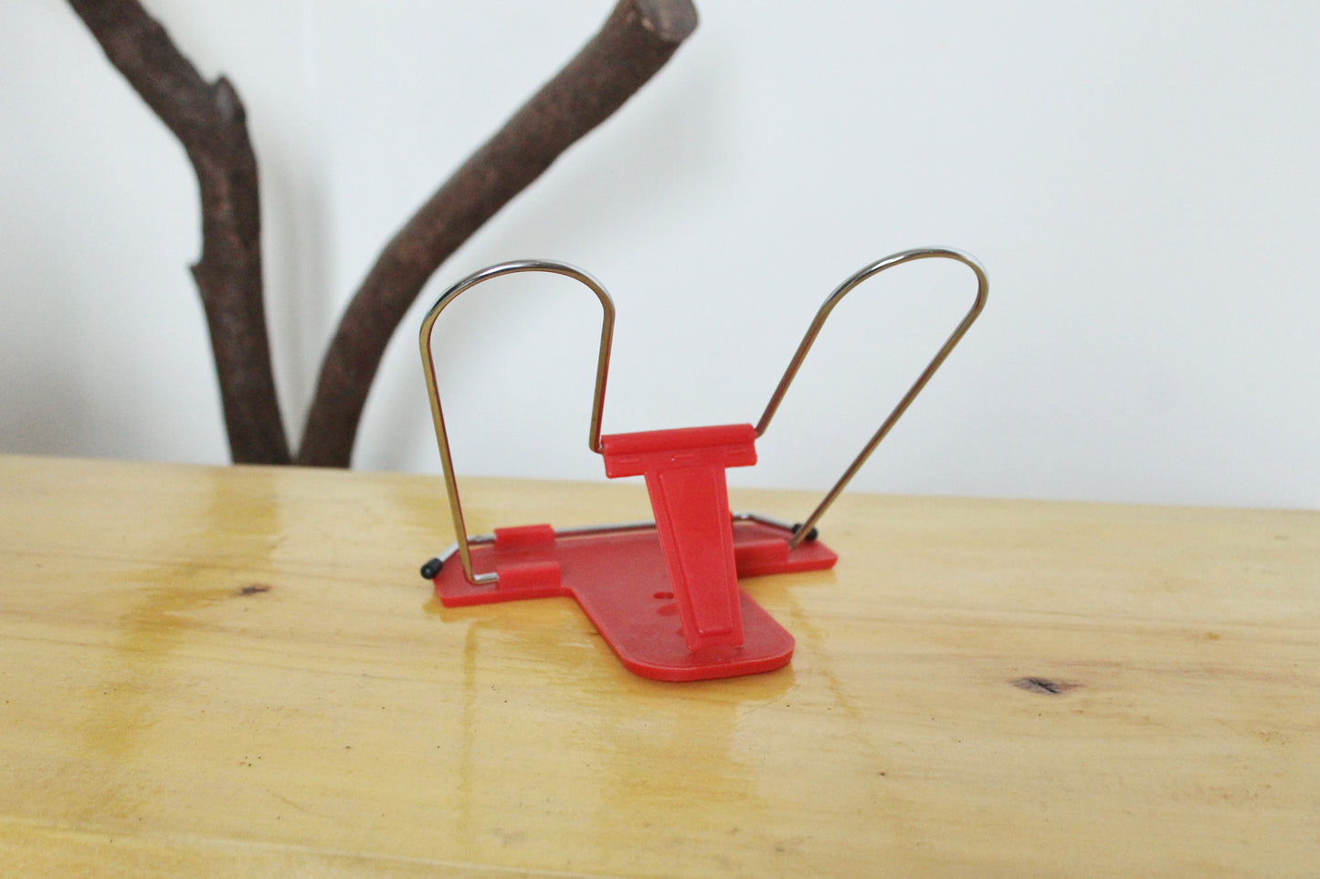 Vintage Germany red Book Stand - Book Holder - Back to School - 1980s