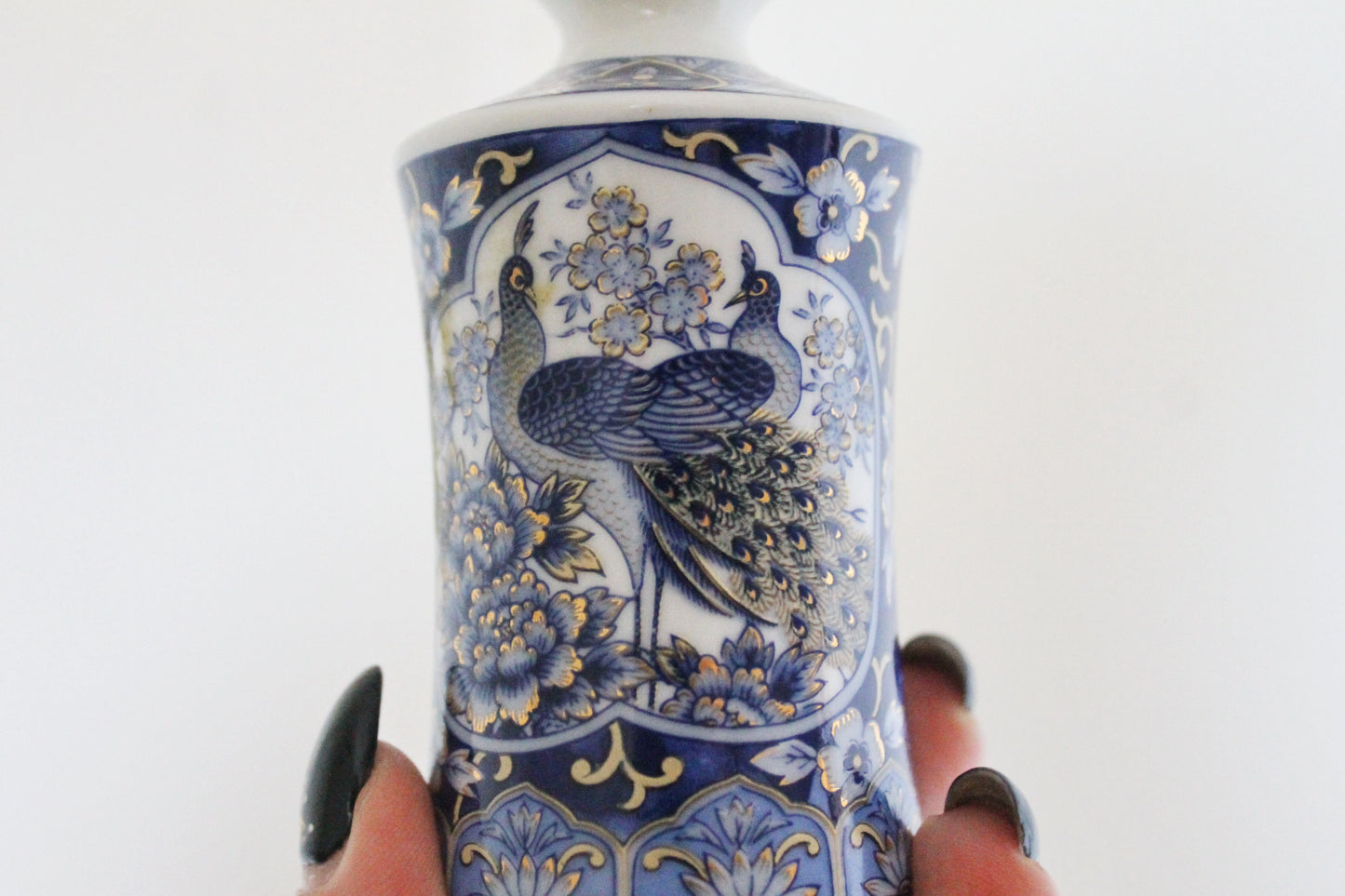 Vintage porcelain small vase 3.5 inches - made in Germany - gift mini vase - cute vintage mini vase - 1980s