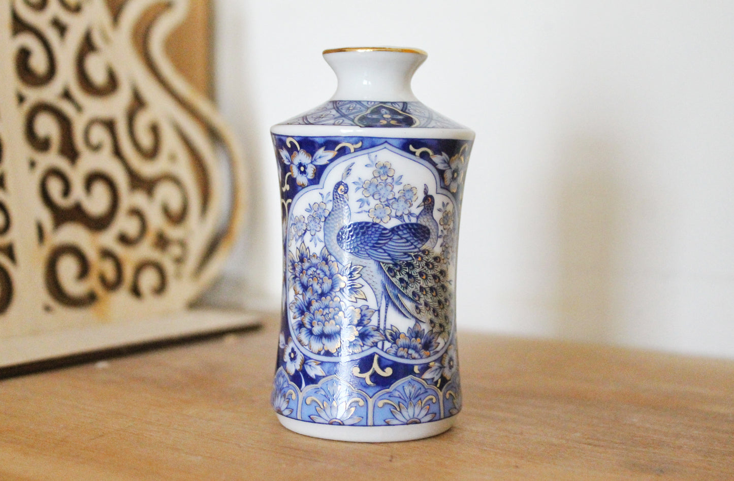 Vintage porcelain small vase 3.5 inches - made in Germany - gift mini vase - cute vintage mini vase - 1980s
