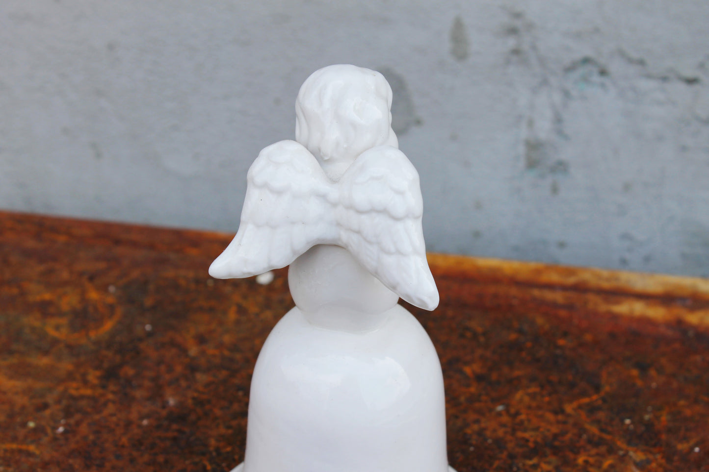 Vintage beautiful ceramic Angel Bell - 5.9 inches - Vintage Souvenir Gift - Germany porcelain