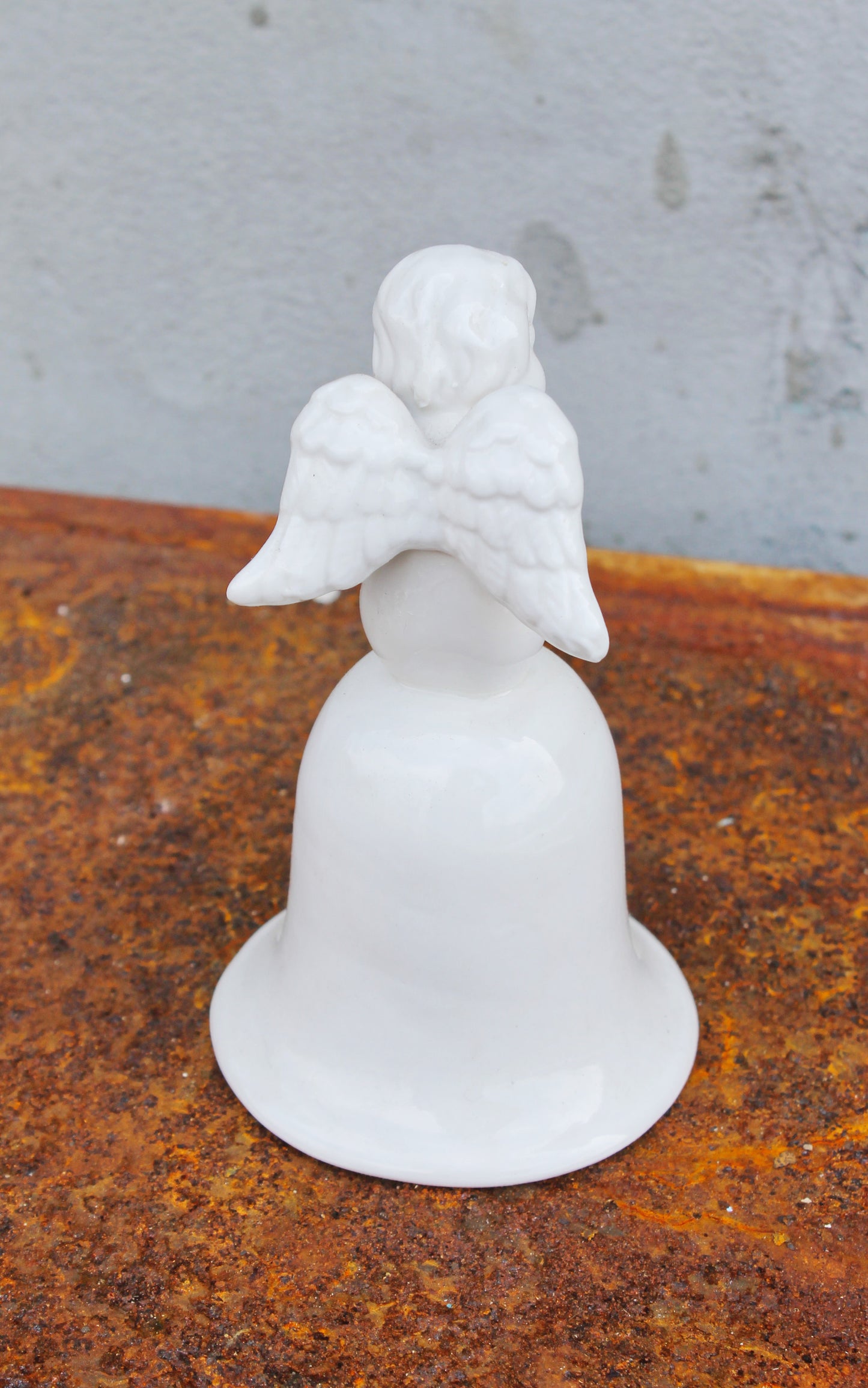 Vintage beautiful ceramic Angel Bell - 5.9 inches - Vintage Souvenir Gift - Germany porcelain