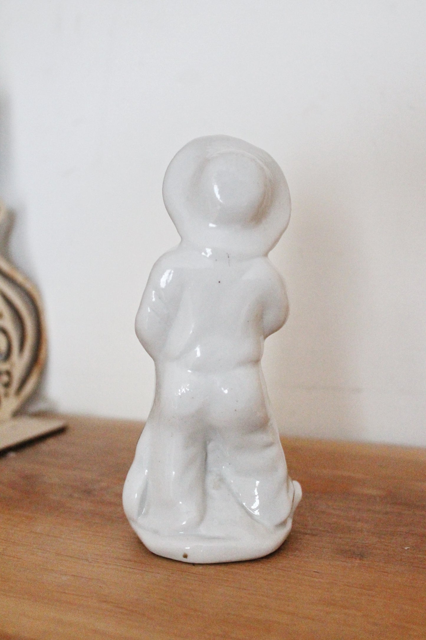 Vintage Porcelain - A Boy with his guitar - Germany porcelain figurine - vintage decor - Germany vintage - 1990s