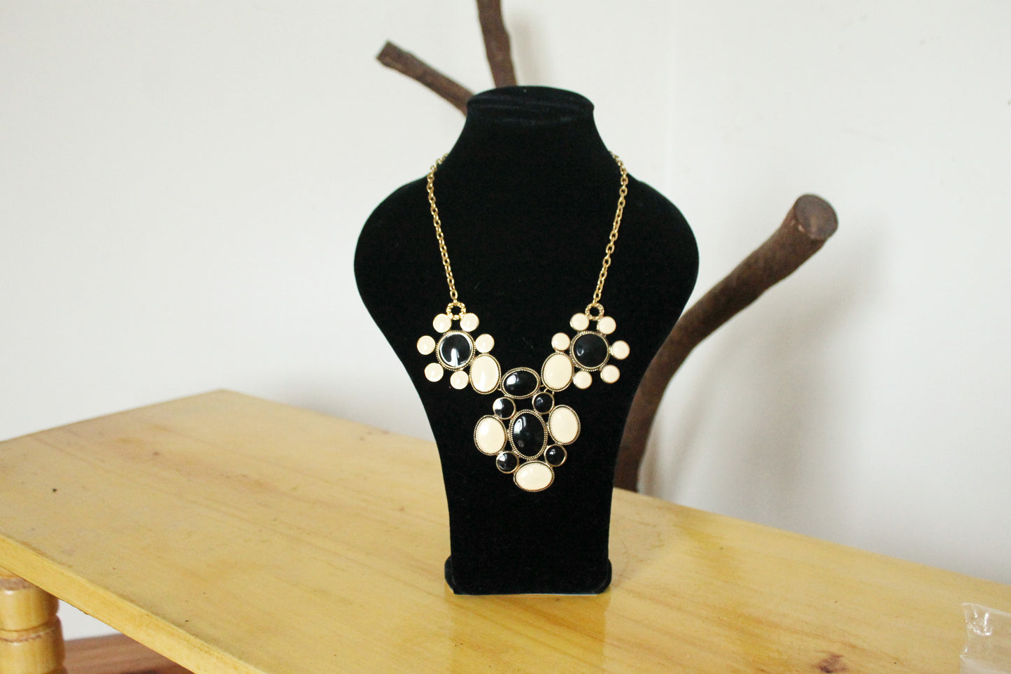 Vintage Flower necklace from Germany - Nekclace 1990s - Germany vintage bijouterie - gift neckalce