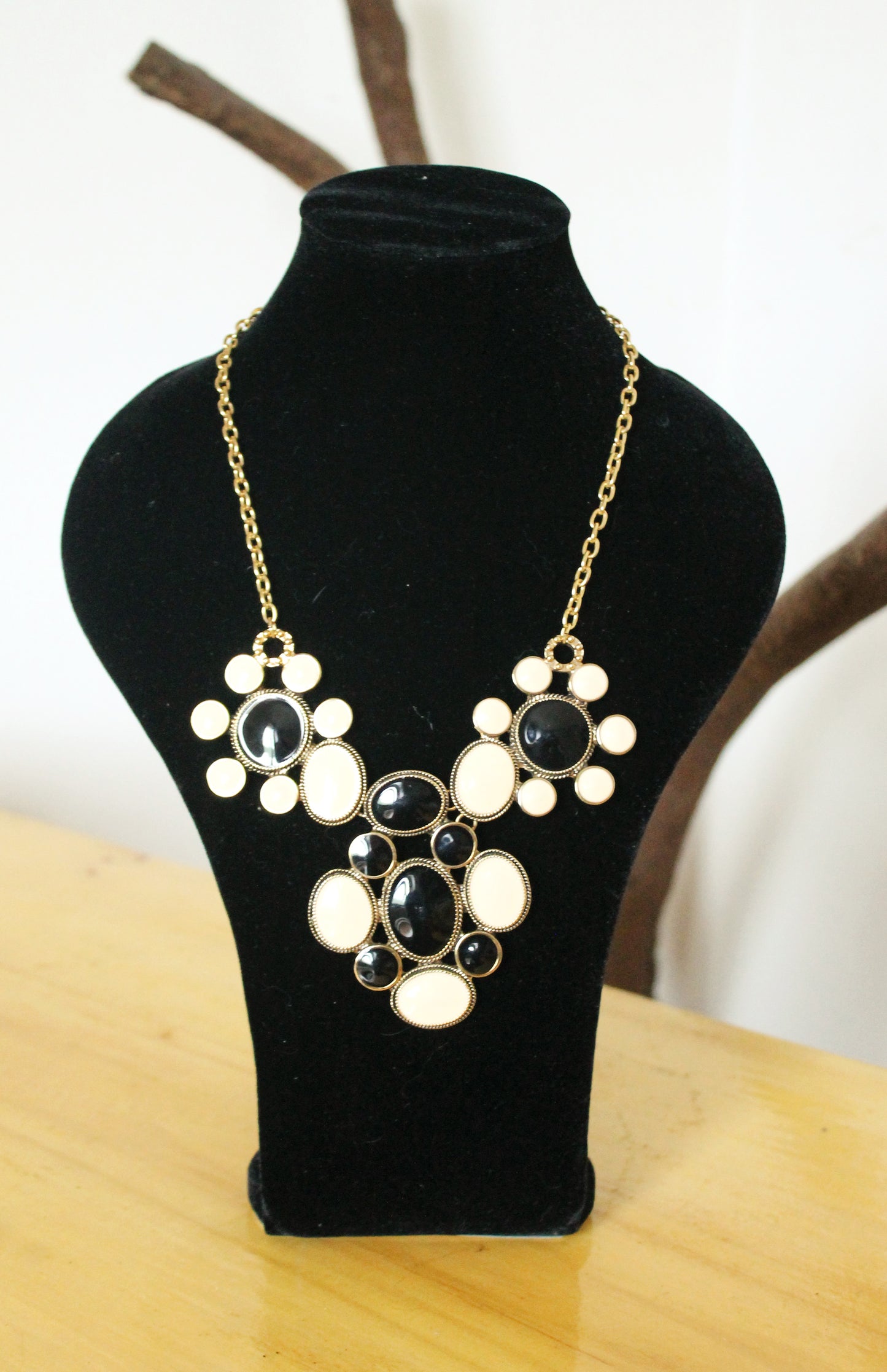 Vintage Flower necklace from Germany - Nekclace 1990s - Germany vintage bijouterie - gift neckalce