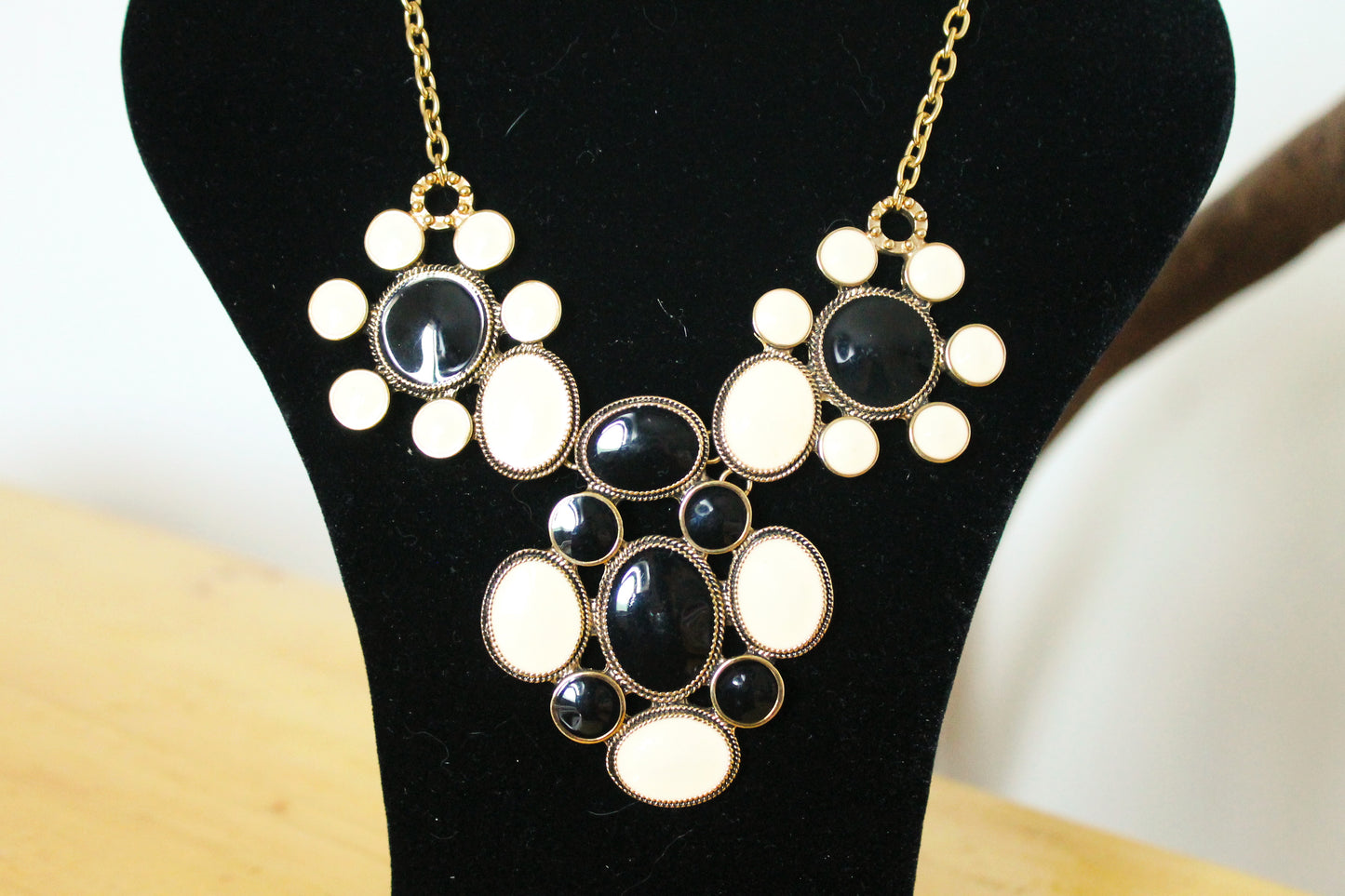 Vintage Flower necklace from Germany - Nekclace 1990s - Germany vintage bijouterie - gift neckalce