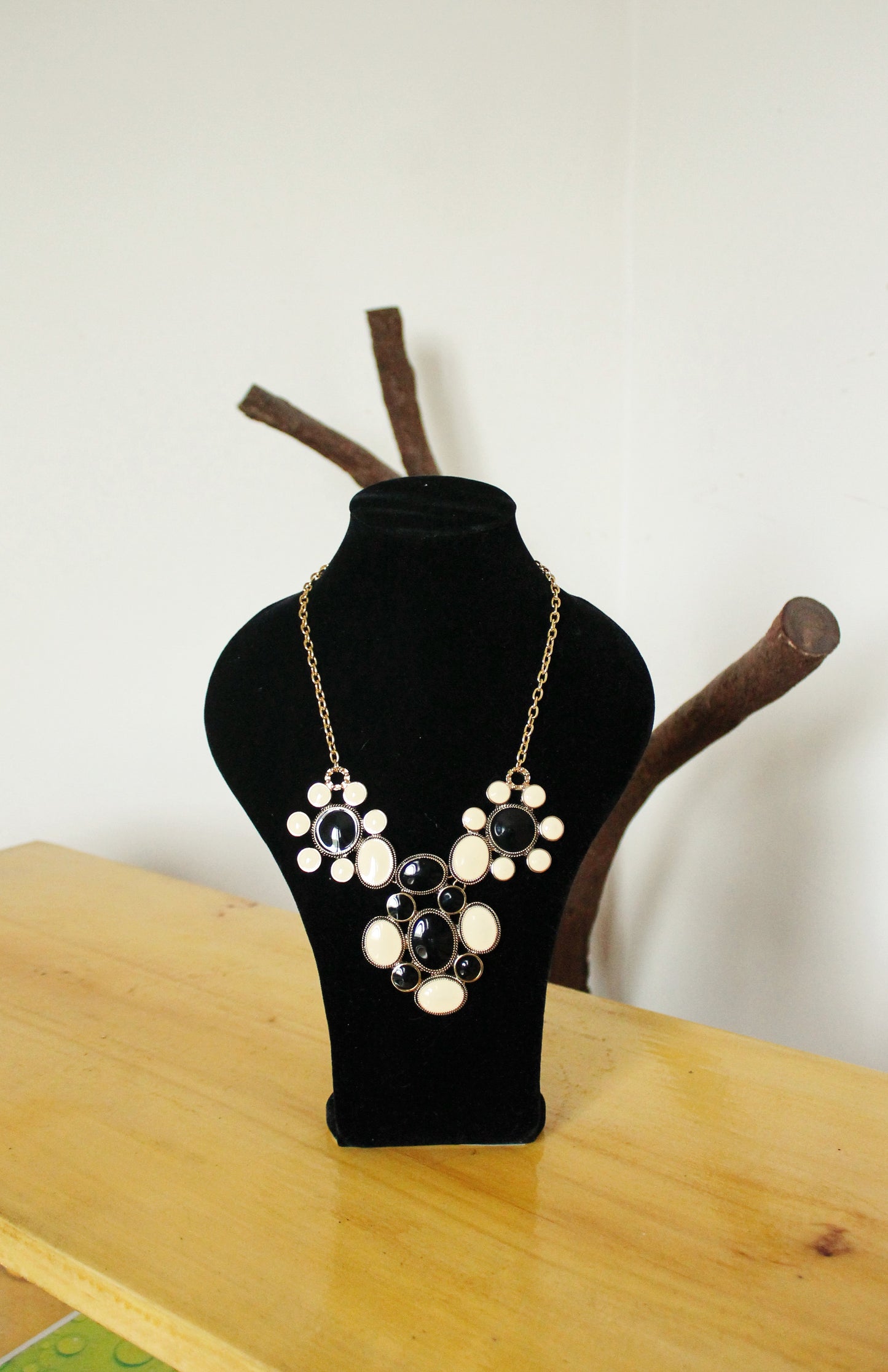 Vintage Flower necklace from Germany - Nekclace 1990s - Germany vintage bijouterie - gift neckalce