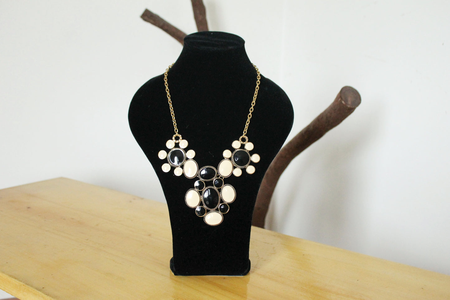 Vintage Flower necklace from Germany - Nekclace 1990s - Germany vintage bijouterie - gift neckalce