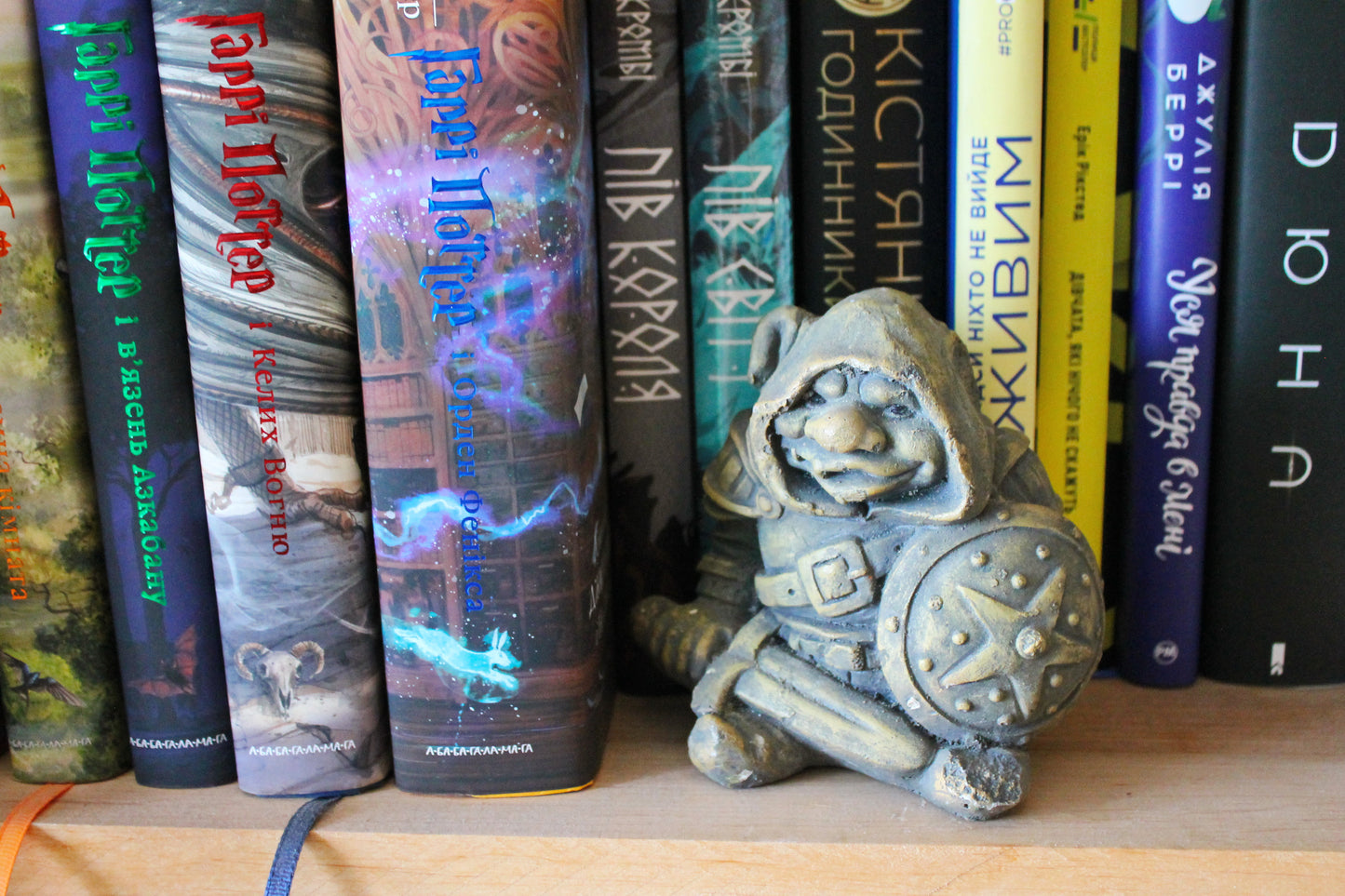 Stone fantasy creature - orc - goblin - fairytail creature - 5 inches - vintage Germany figurine - 1990s - 2000s