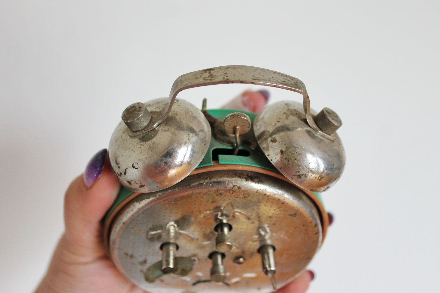 Shabby chic Vintage Rare Alarm Clock - Soviet Mechanical Alarm Clock Vitjaz- Home Decor - Vintage Decor - 1970s
