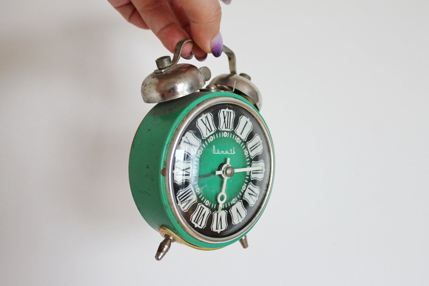 Shabby chic Vintage Rare Alarm Clock - Soviet Mechanical Alarm Clock Vitjaz- Home Decor - Vintage Decor - 1970s