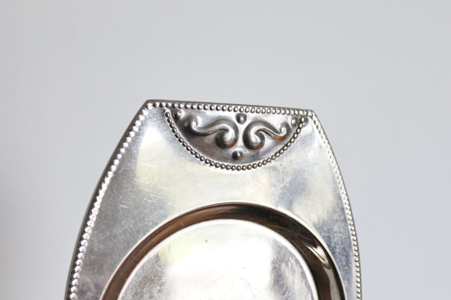 Vintage stainless still small TRAY - 25 cm - 9.8 inches - small decoration tray for two cups - Germany vintage decor tray - 1980s