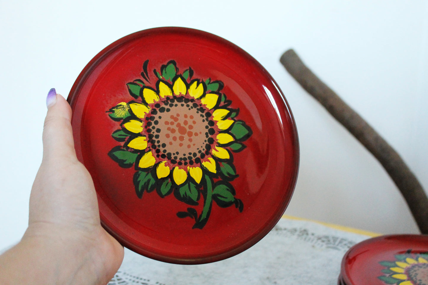 Set of 4 Germany vintage ceramic plates - beautiful ceramic plates - vintage Germany ceramic - by Winterling Feinkeramik 1970s