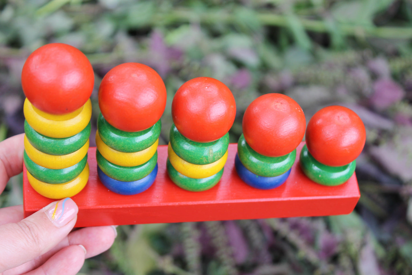 Wooden kids puzzle made in USSR - 7 inches long - vintage USSR toy - soviet kids puzzle - 1970s