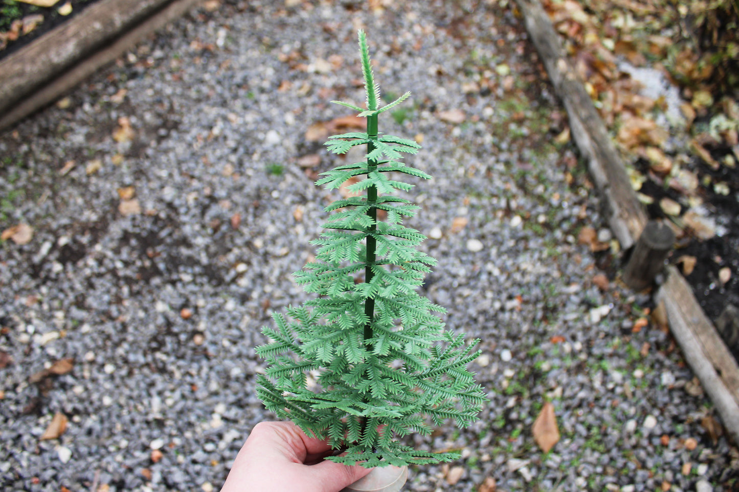 CHRISTMAS TREE - Vintage small plastic Christmas tree 30 cm - 11.8 inches - USSR vintage green Christmas tree - Home decor