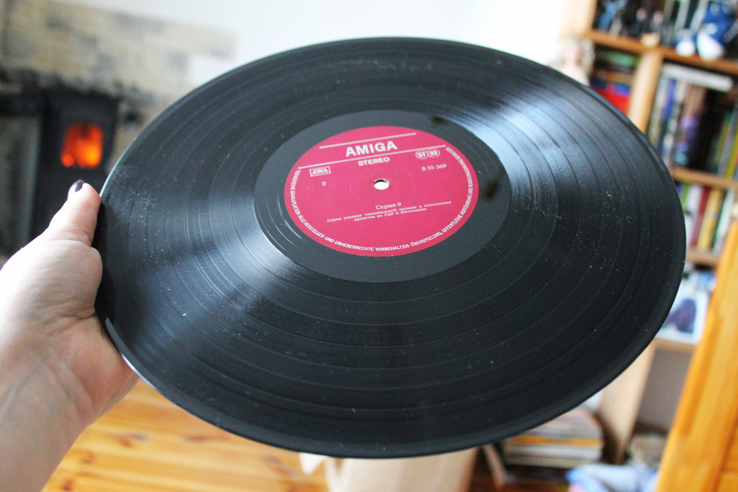 Retro music USSR plate Germany music - "Box number 9", Gramophone plate, Retro vinyl, Vintage vinyl, Music audio - 1970-1980s