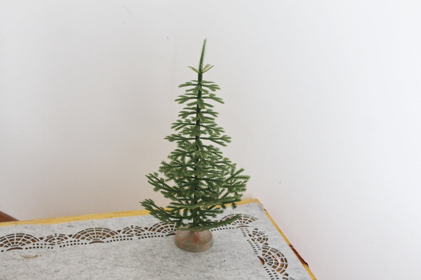 CHRISTMAS TREE - Vintage small plastic Christmas tree 30 cm - 11.8 inches - USSR vintage green Christmas tree - Home decor