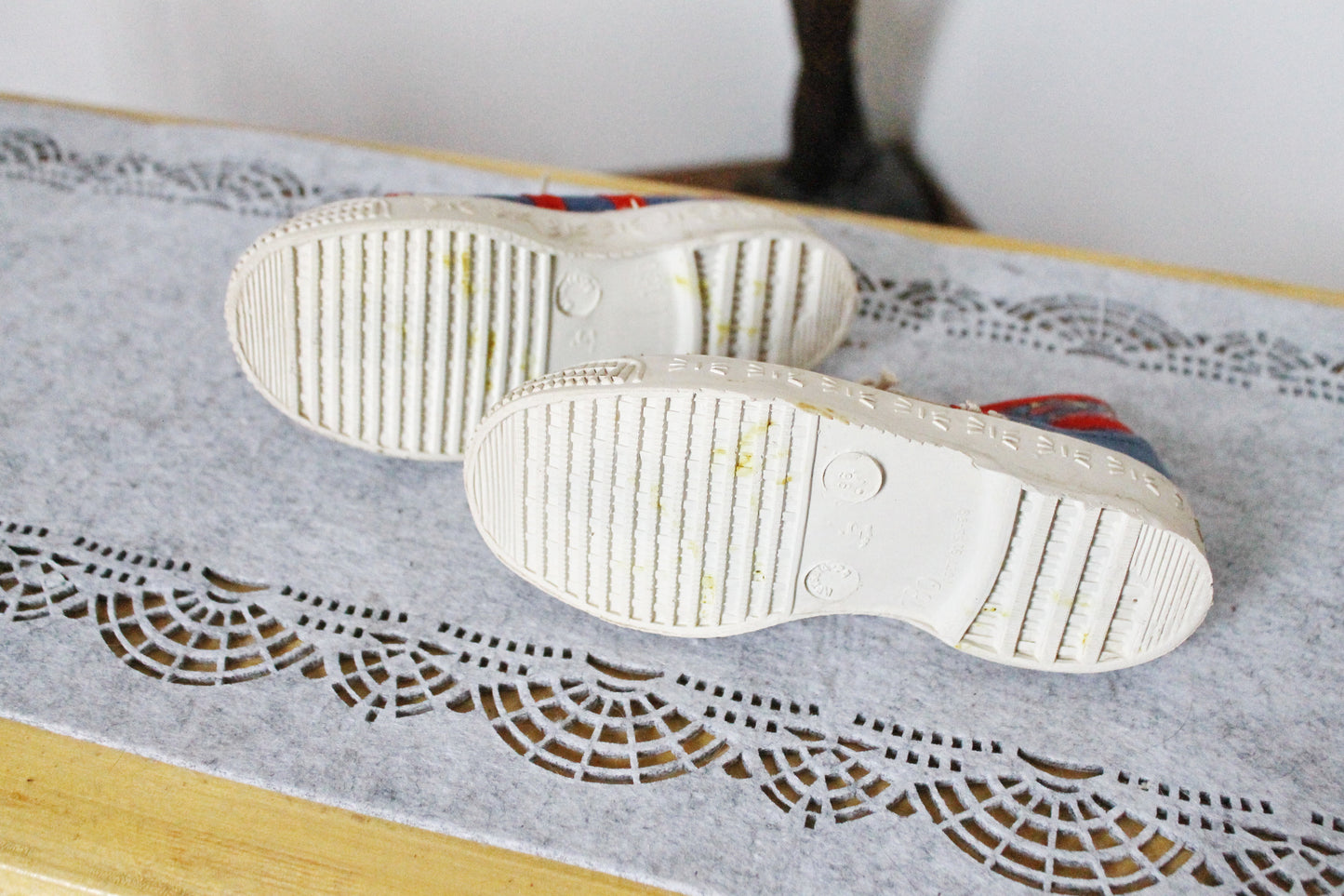 Vintage USSR kids sneakers - 11 kids size, Soviet shoes, retro sneakers made in the USSR in 1988