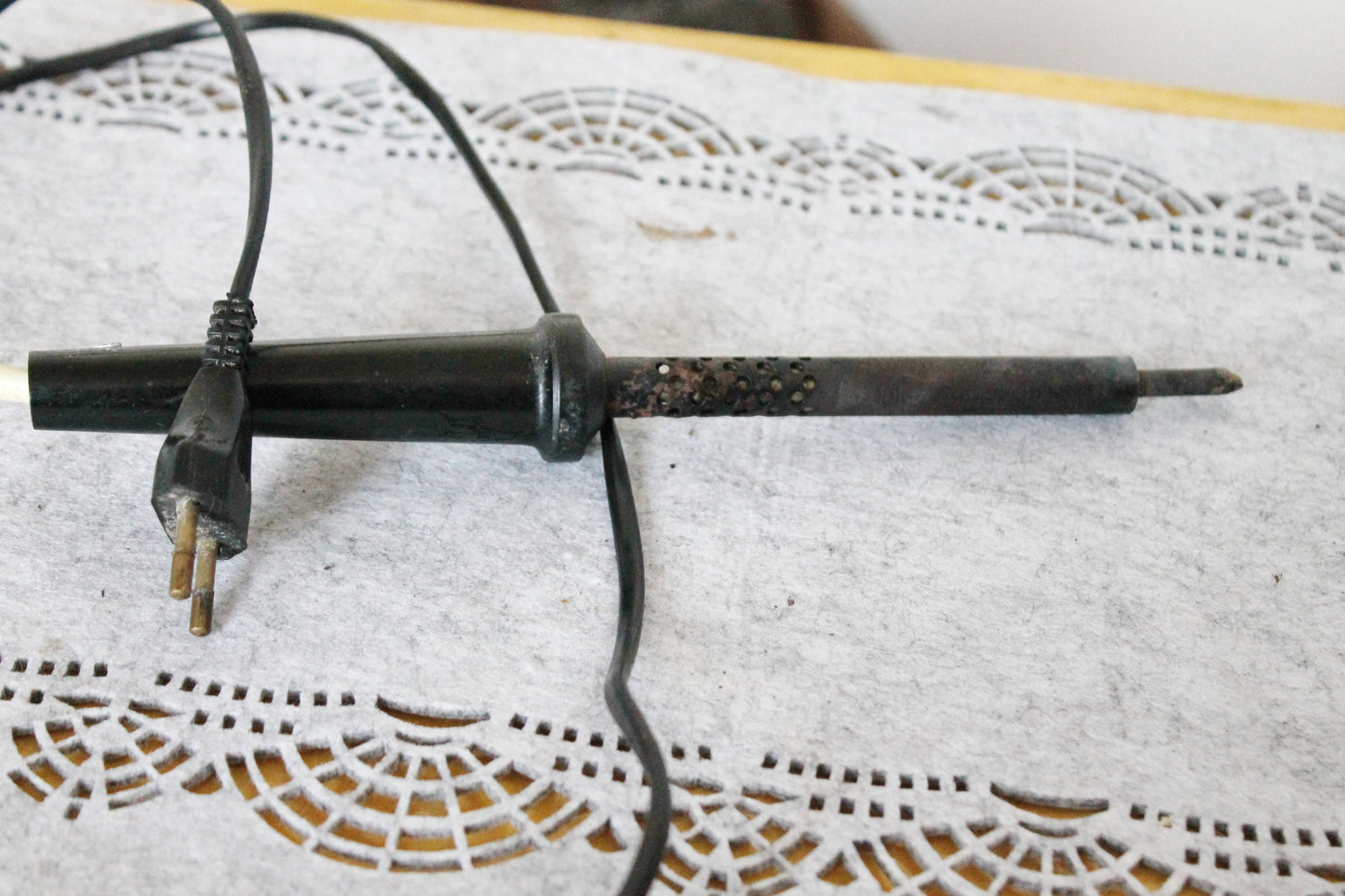 Vintage soviet Soldering Iron - black - Made in USSR in 1980s