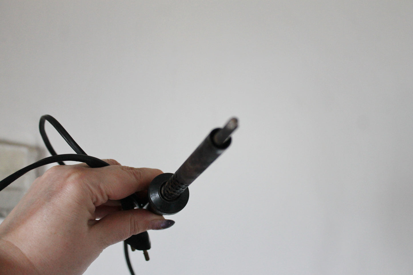 Vintage soviet Soldering Iron - black - Made in USSR in 1980s