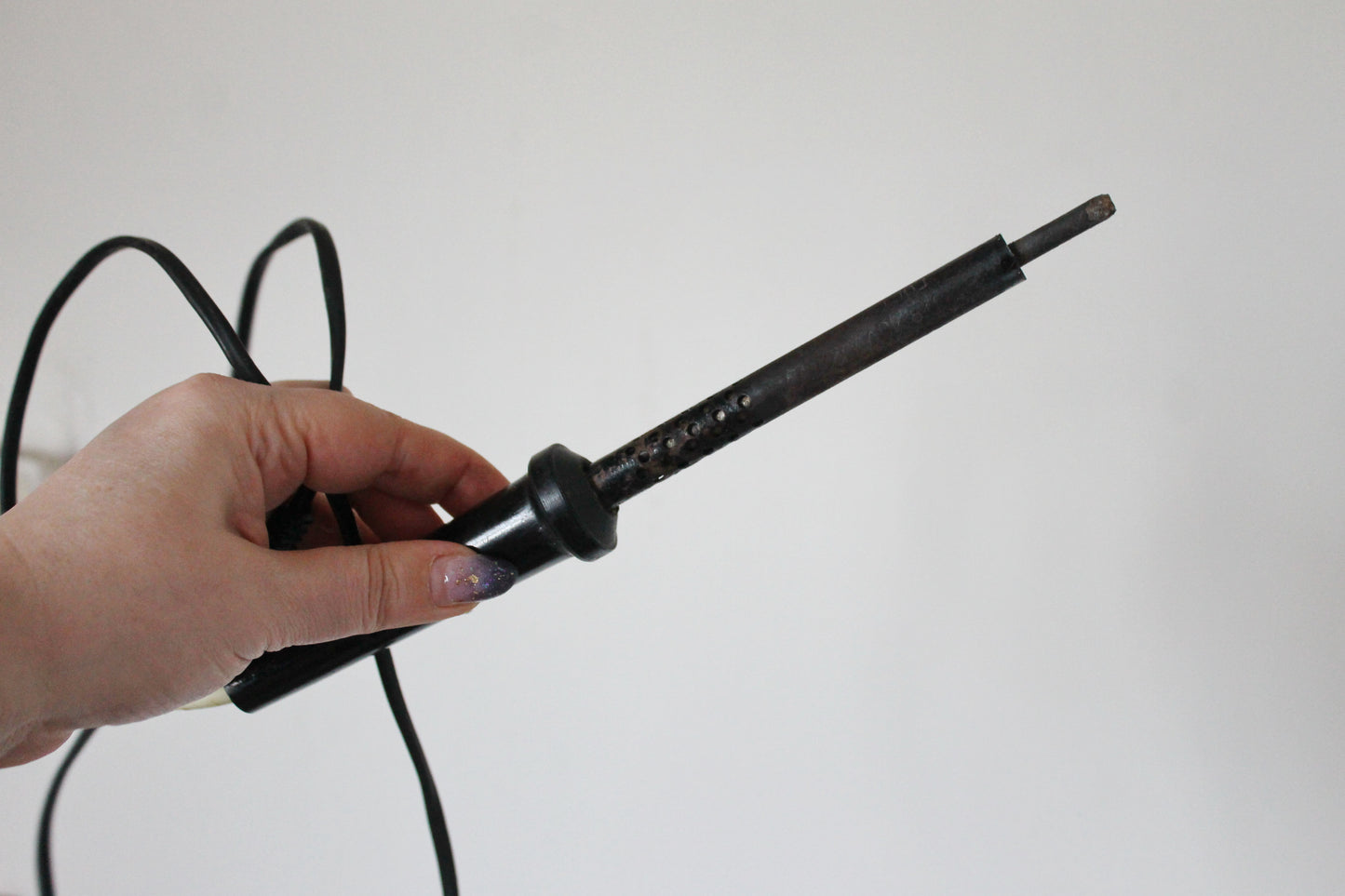 Vintage soviet Soldering Iron - black - Made in USSR in 1980s