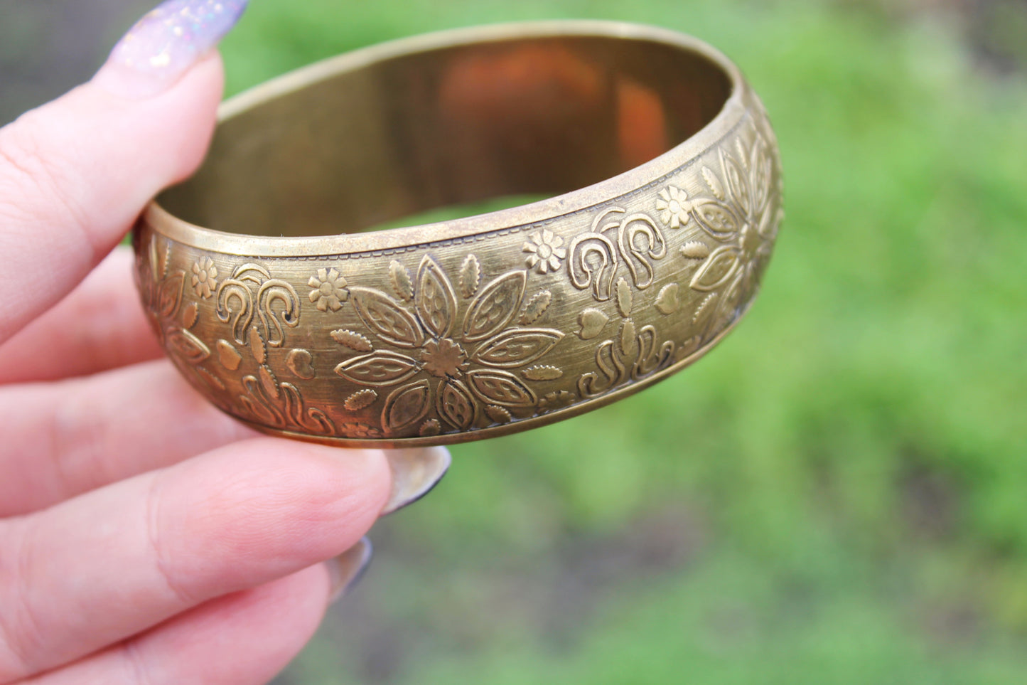 Vintage copper bracelet from Germany - made in 1980-1990s - Germany vintage bijouterie - gift for her - Mother's day gift