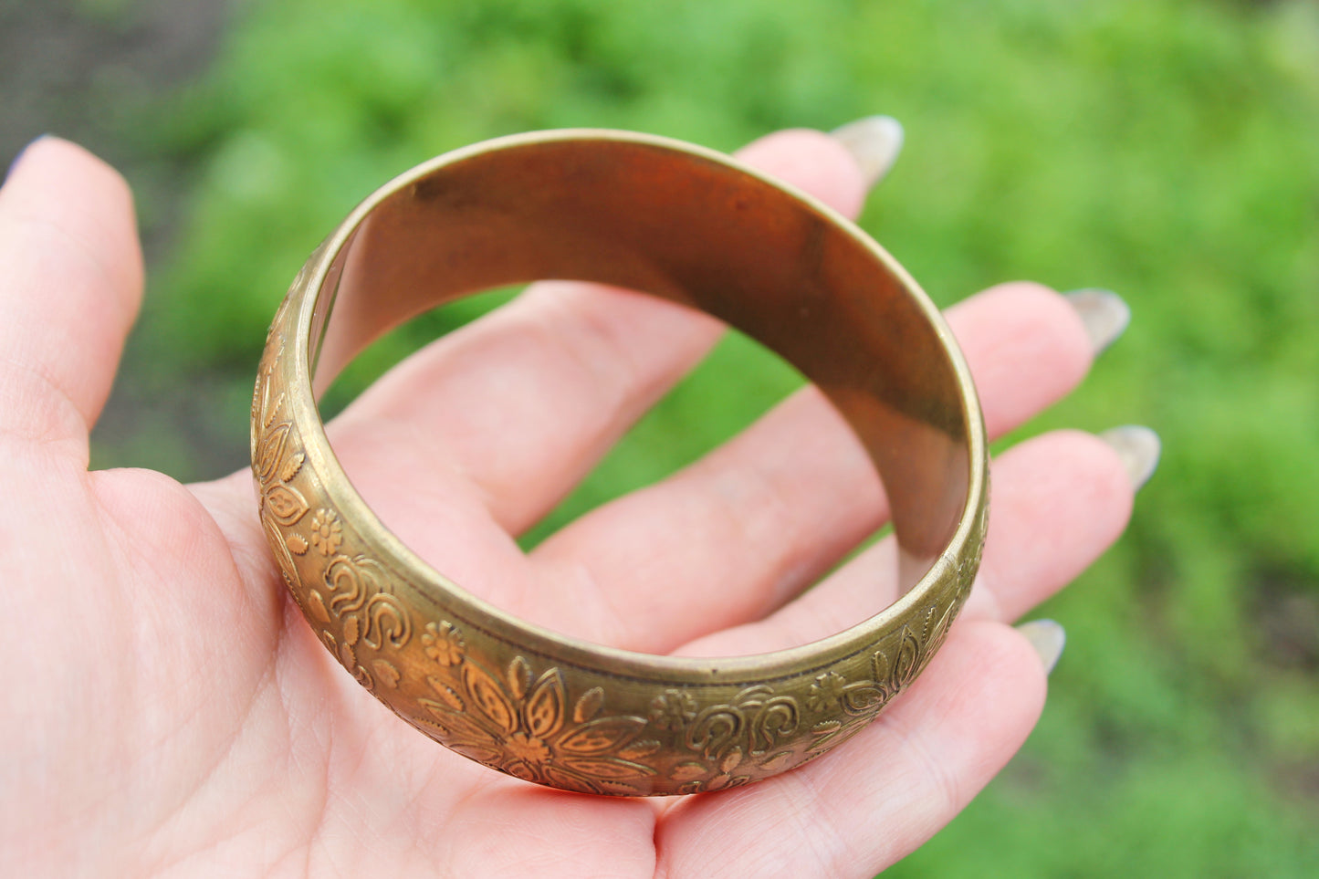 Vintage copper bracelet from Germany - made in 1980-1990s - Germany vintage bijouterie - gift for her - Mother's day gift