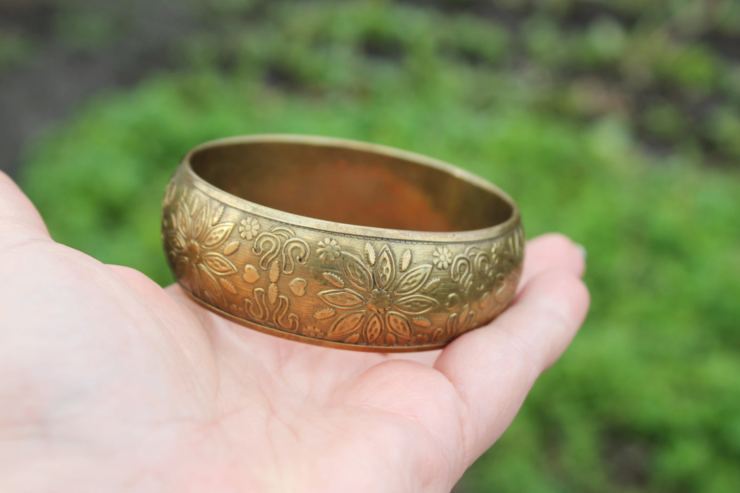 Vintage copper bracelet from Germany - made in 1980-1990s - Germany vintage bijouterie - gift for her - Mother's day gift