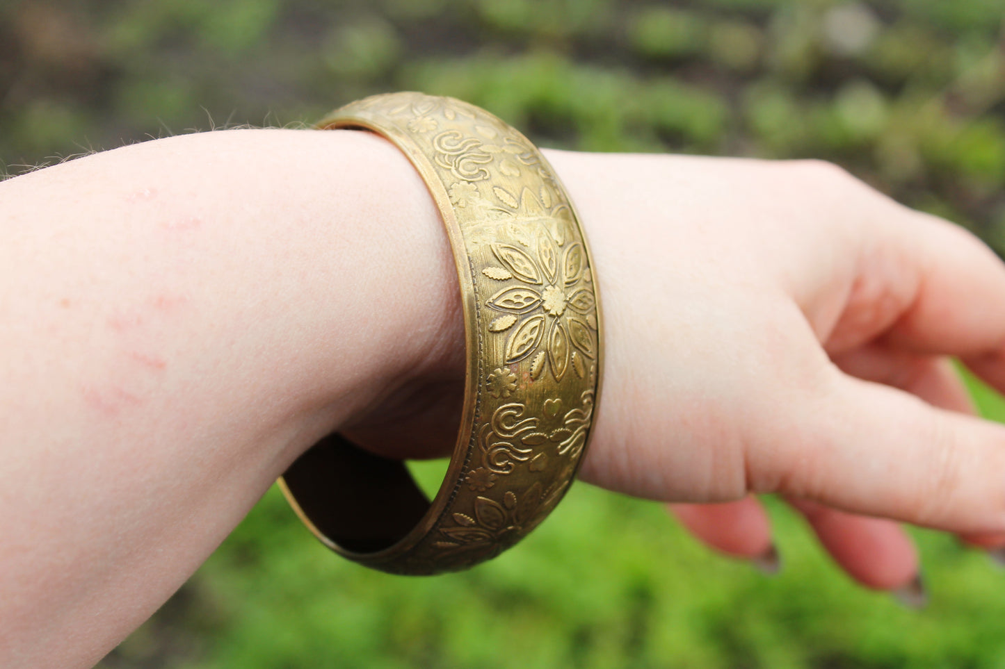 Vintage copper bracelet from Germany - made in 1980-1990s - Germany vintage bijouterie - gift for her - Mother's day gift