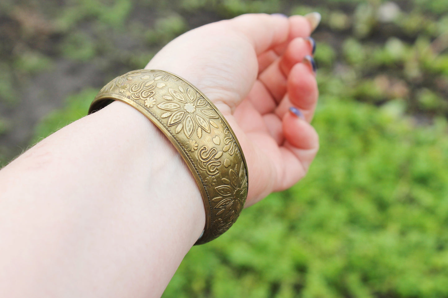 Vintage copper bracelet from Germany - made in 1980-1990s - Germany vintage bijouterie - gift for her - Mother's day gift