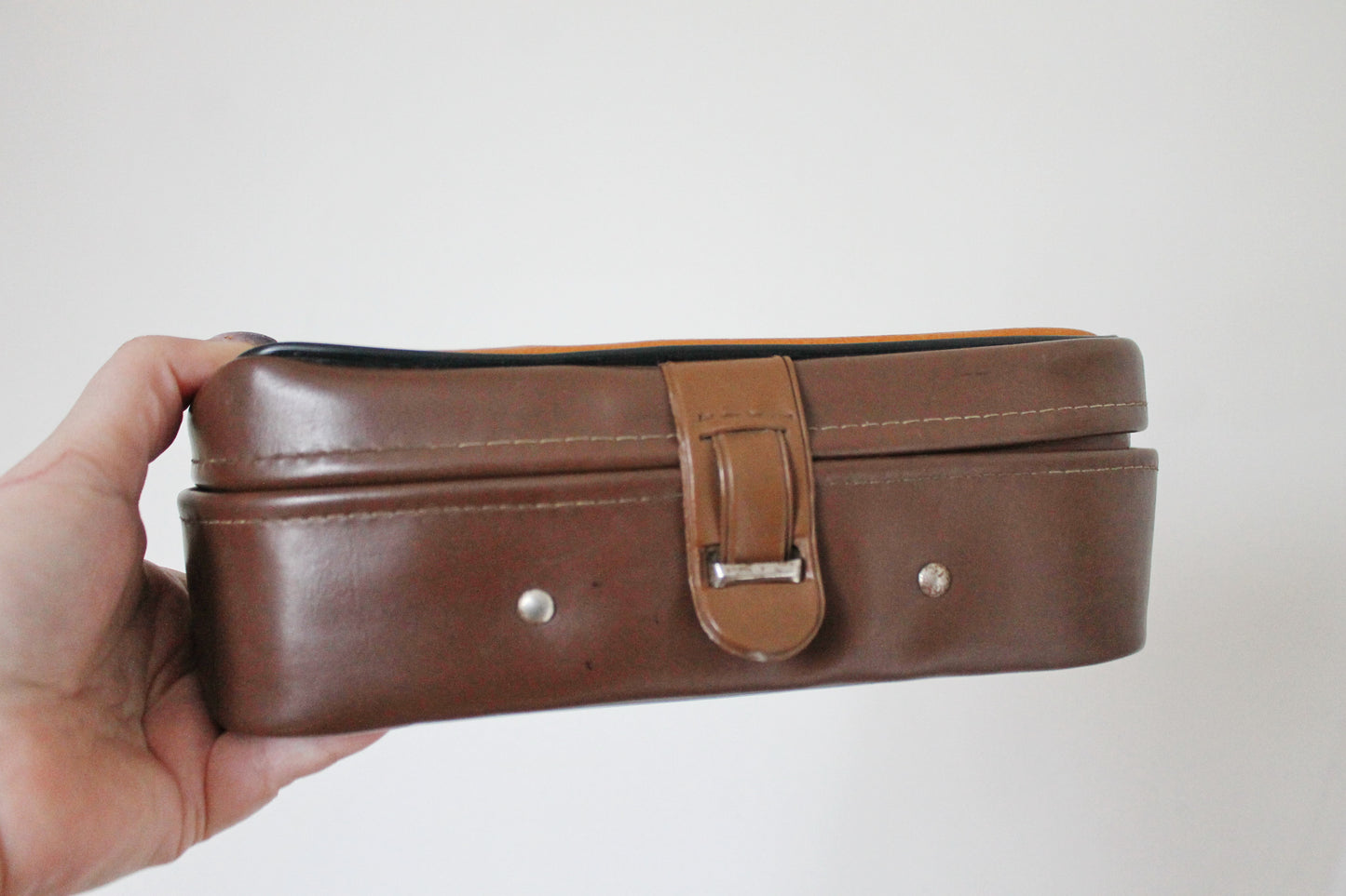Vintage USSR medicine first aid kit 9.8 inches - Medical box - made of faux leather - First aid box - Soviet Medicine cabinet