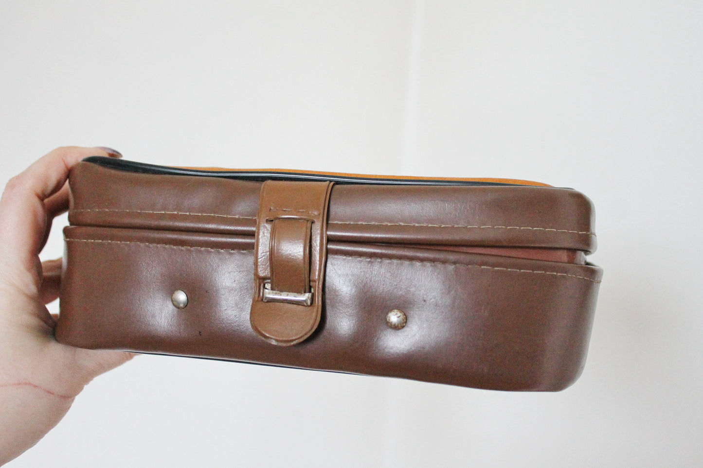 Vintage USSR medicine first aid kit 9.8 inches - Medical box - made of faux leather - First aid box - Soviet Medicine cabinet