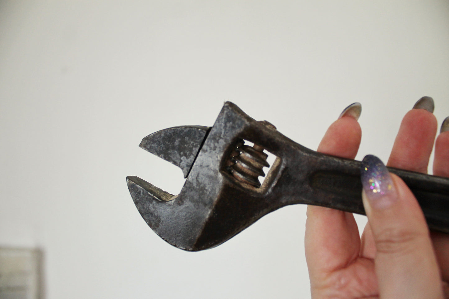 Vintage old USSR Wrench - 9.8 inches - Made in Soviet union in 1970s - Metal big wrench