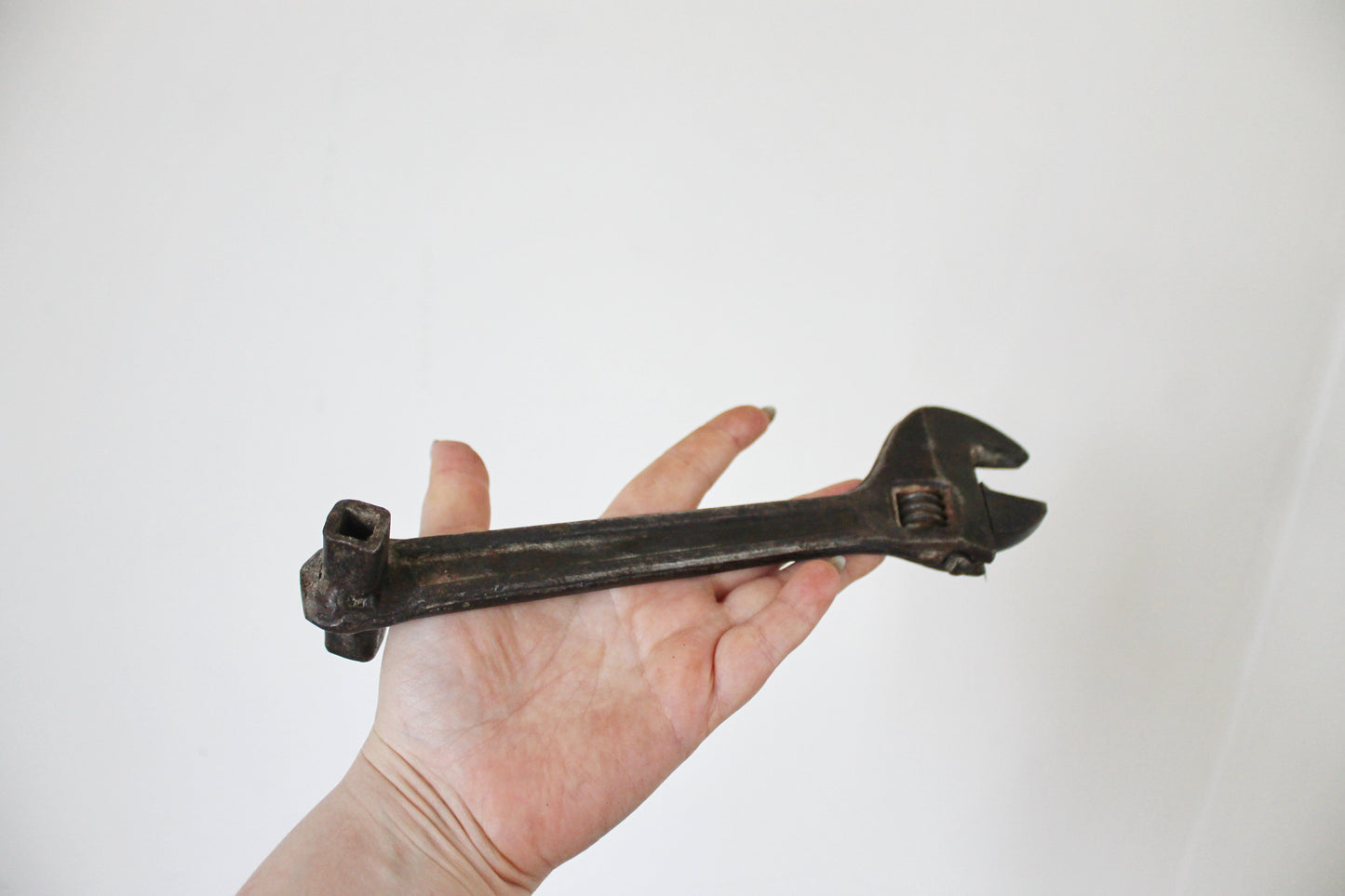 Vintage old USSR Wrench - 9.8 inches - Made in Soviet union in 1970s - Metal big wrench