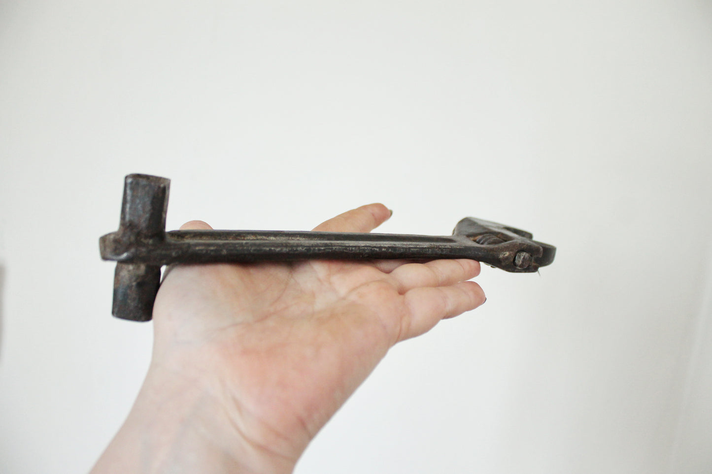 Vintage old USSR Wrench - 9.8 inches - Made in Soviet union in 1970s - Metal big wrench