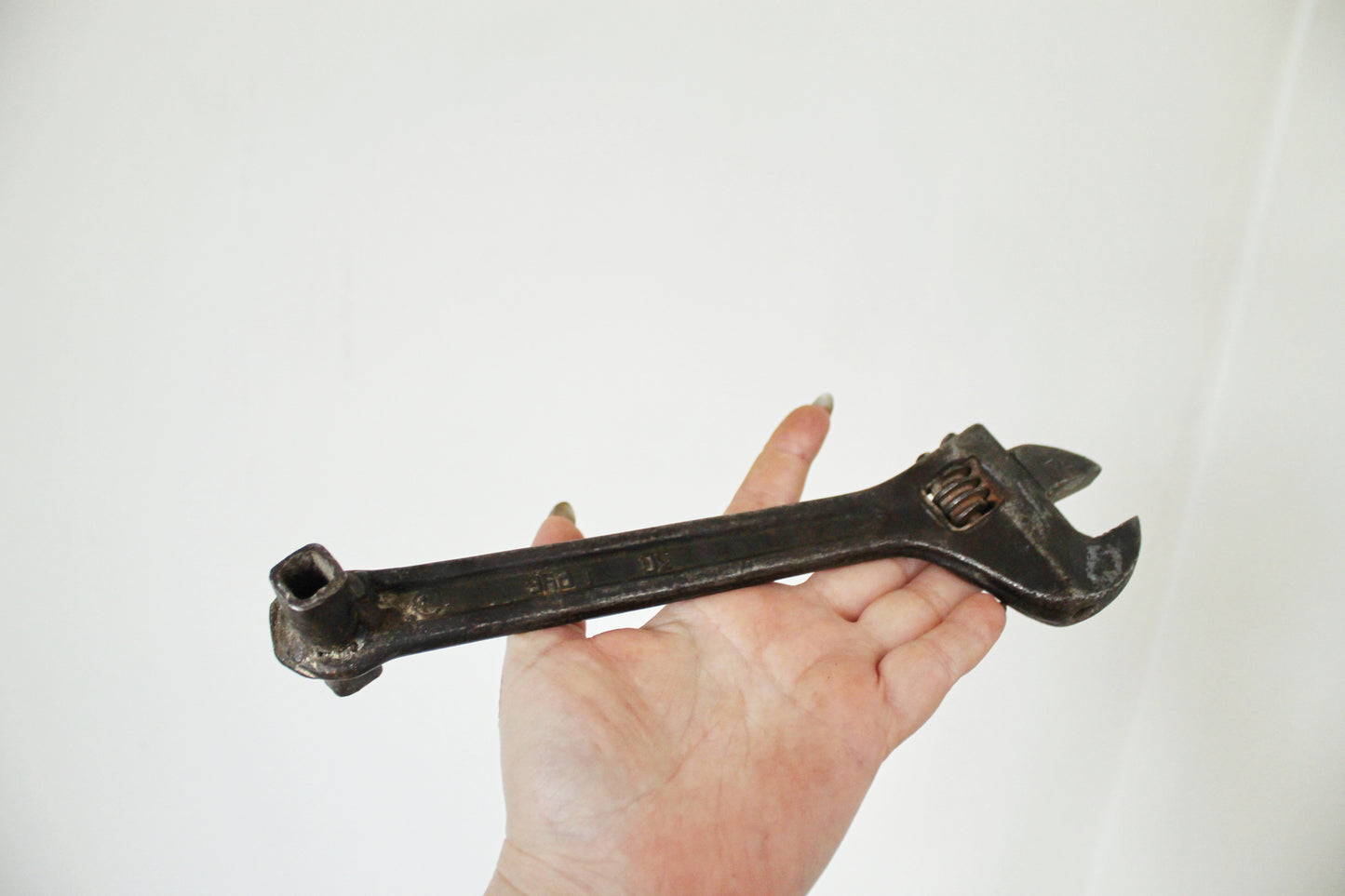 Vintage old USSR Wrench - 9.8 inches - Made in Soviet union in 1970s - Metal big wrench
