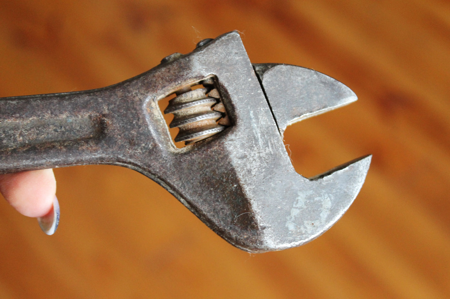 Vintage old USSR Wrench - 9.8 inches - Made in Soviet union in 1970s - Metal big wrench