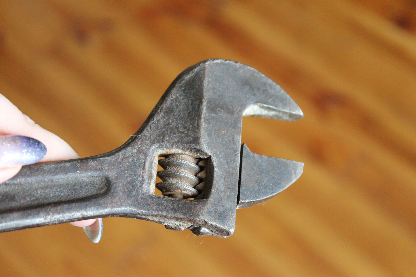 Vintage old USSR Wrench - 9.8 inches - Made in Soviet union in 1970s - Metal big wrench